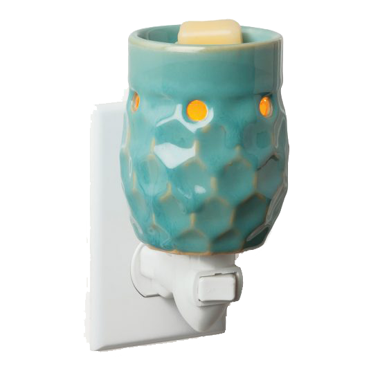 Turquoise pluggable fragrance warmer