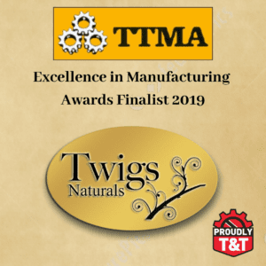 Excellence in Manufacturing Awards finalist 2019